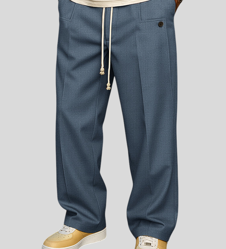 Edelhart | Elegantne Meeste Püksid Reguleeritava Paelaga